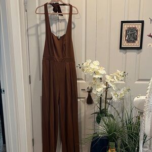 Chic Tan Jumpsuit
